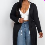 Long Sleeves Belted Cardigan