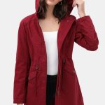 Long Line Hooded Utility Anorak Jacket Coat