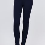 Mid-Rise Ponte Pants